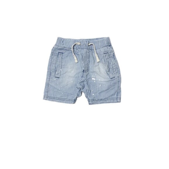 STEM Striped Bleach Sport Jogger Shorts - Picture 2 of 4